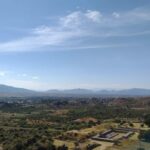 メキシコのオアハカバレーは見晴らしがよい