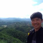 メキシコの観光ガイド岩﨑功がオアハカの自然をガイドしている