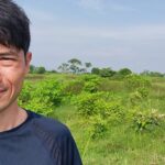 メキシコの観光ガイド岩﨑功がベラクルスでガイドをしている