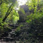 メキシコのチアパス州ラカンドンのジャングルにある遺跡