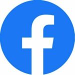 フェイスブックの青いロゴ