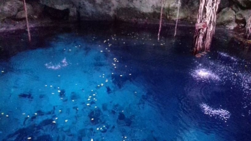 メキシコのユカタンにあるセノーテ