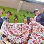 メキシコの伝統オトミ刺繍