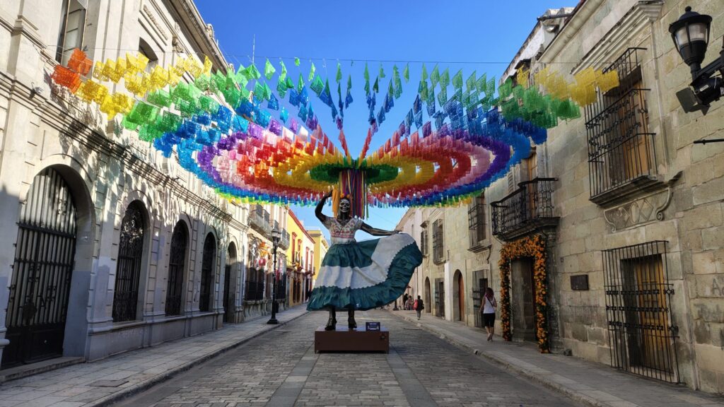メキシコのオアハカ市中心部