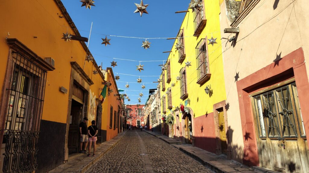 メキシコの世界遺産サンミゲルの街中
