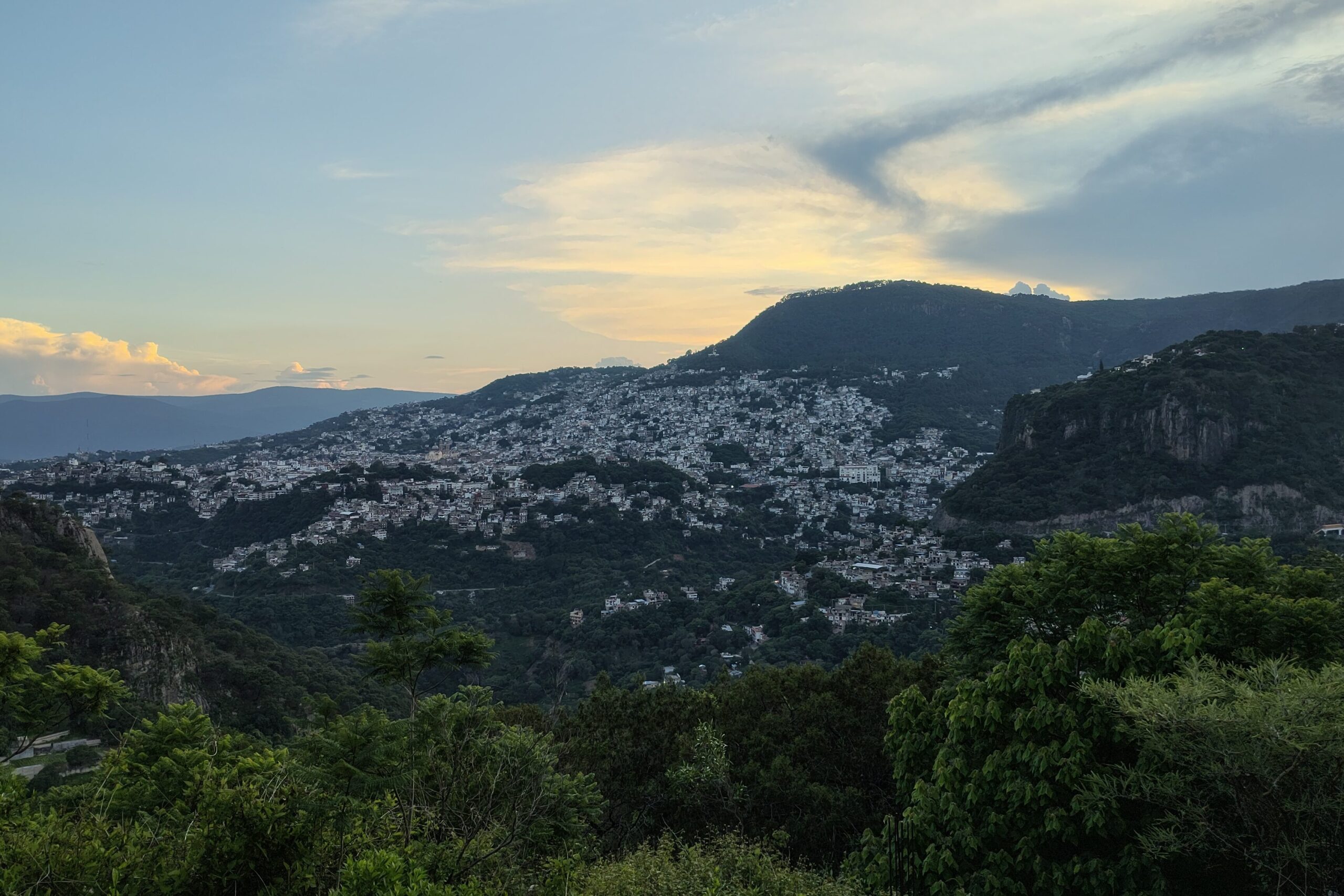 メキシコのタスコの町