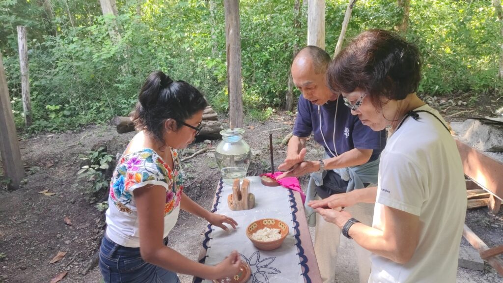 メキシコのマヤ料理体験