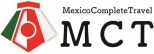 MexicoCompleteTravel logo with a stylized red and green map icon and the initials MCT.